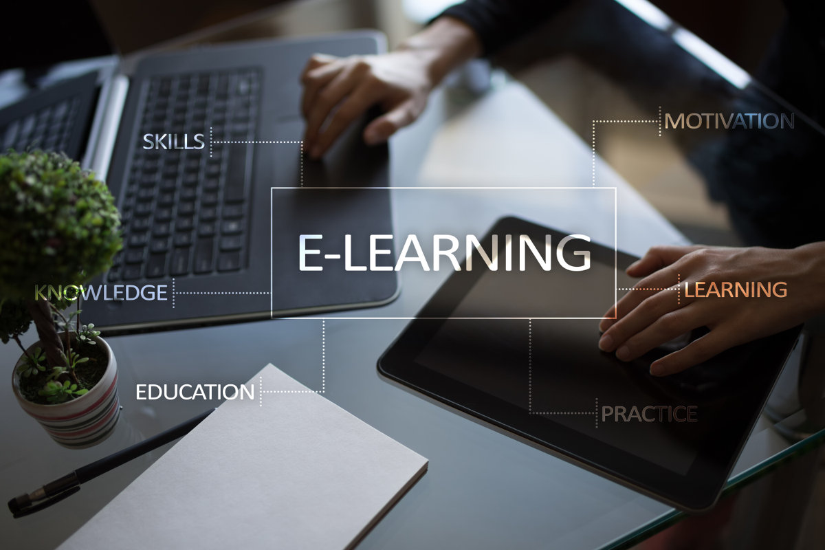 E-learning education and training